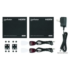 Manhattan 4K HDMI Over Ethernet - High-Performance 4K Video & Audio Transmission, Model 207980